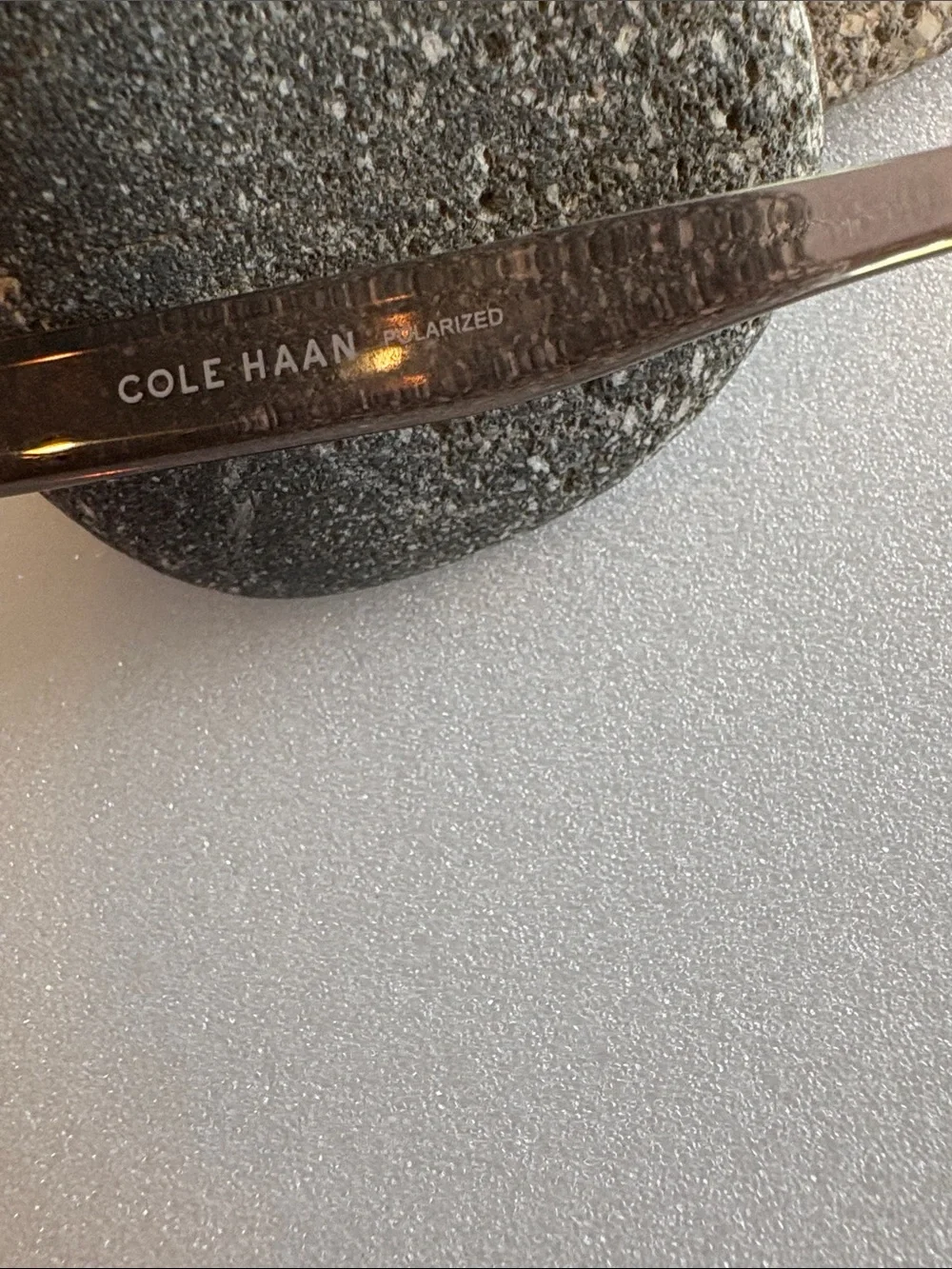Cole haan taupe crystal sunglasses